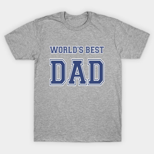 World's Best Dad Athletic T-Shirt by JerryWLambert